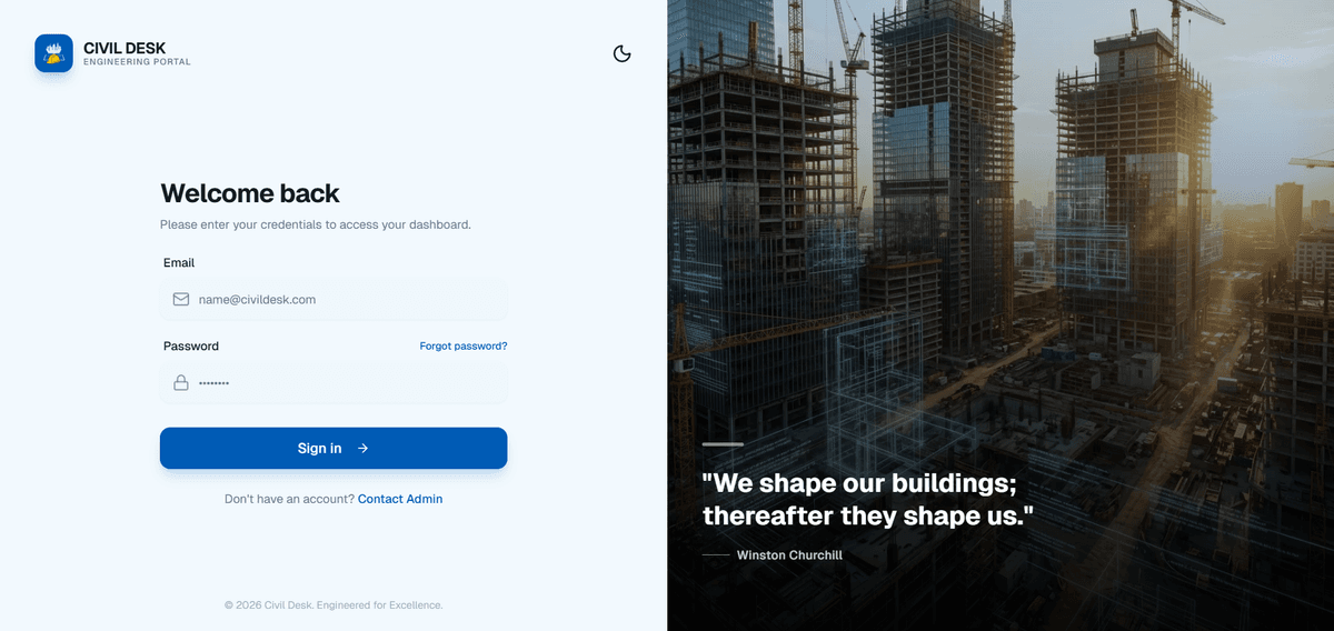 Civil Desk Screenshot 1